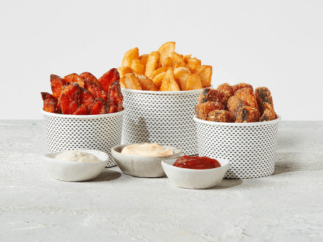 Chips Share Plate W/ Sweet Potato Zucchini (3600 Kj)