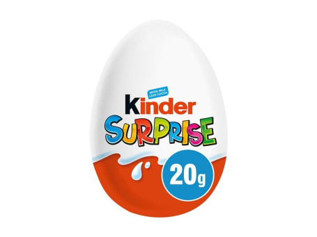 Kinder Surprise Chocolate Egg White 20G