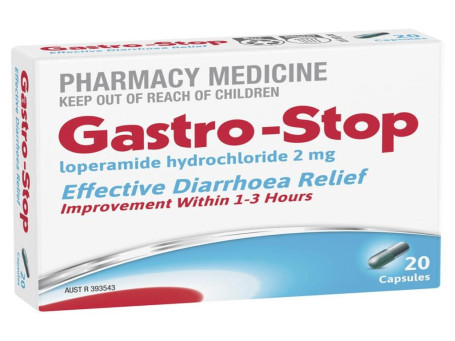 Capsulas Gastro-Stop Loperamida 2Mg Embalagem Com 8
