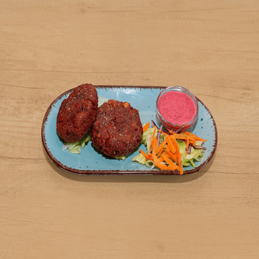 Beetroot Vadai (2 Stück, Vegan)