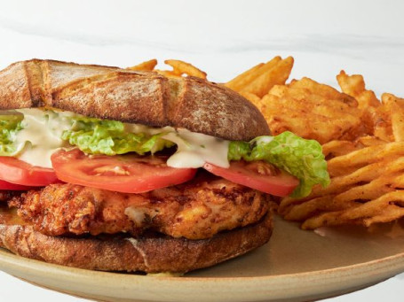 Burger De Poulet Croustillant