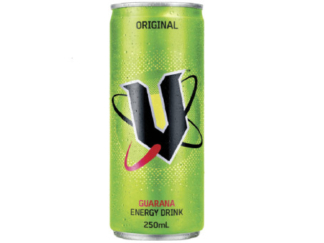 V Energy Drink Can