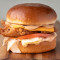 Hähnchen-Cheeseburger