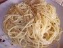 Espaguetis Aglio Olio