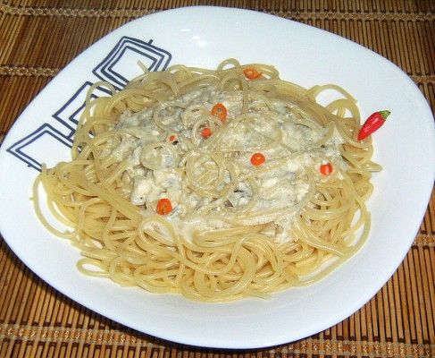 Espaguetis Gorgonzola