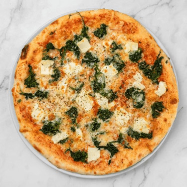 Pizza Aux Épinards (Végétarienne)
