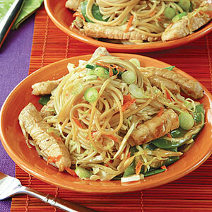 Déjeuner De Porc Lo Mein