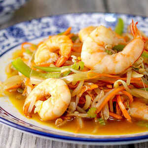 Chop Suey De Crevettes Fraîches