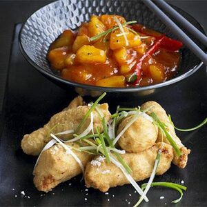 L7. Pollo Agridulce Especial De Almuerzo