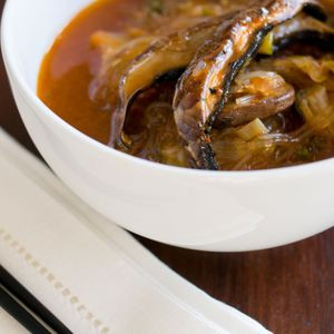 Sopa De Champiñones Y Pimienta