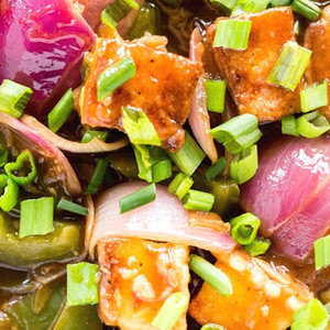 Paneer Con Miel Y Chile