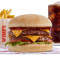 Comida De Hamburguesa Con Queso Doble Wimpy