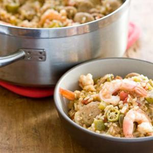 Jambalaya De Pollo Y Salchicha