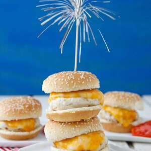 Hamburguesa De Pollo Bbq