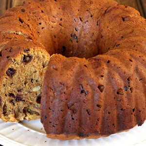 Gâteau Aux Fruits Et Raisins De Canneberge
