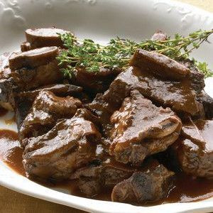 Costillas Cortas Sin Hueso Guisadas