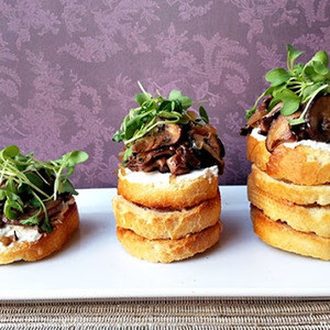 Bruschetta Aux Champignons Sauvages