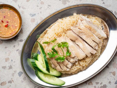 Arroz Con Pollo Al Vapor