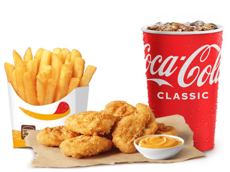 6 Nuggets Value Meal Medium (3193 Kj)