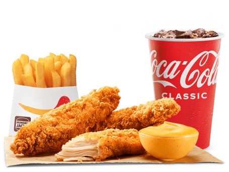 3 Jack's Fried Chicken Southern Style Tenders Pequeño (4564 Kj)