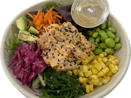 Ciotola Di Poke Di Salmone Piccante