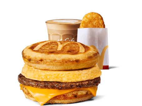 Repas Mcgriddles Saucisse, Œuf Et Fromage (3221 Kj)