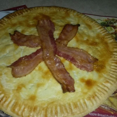 Tarte Rustique Au Poulet, Poireau Et Bacon