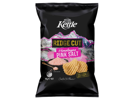 Kettle Ridge Chips Cortadas Con Sal Rosa Del Himalaya 90G