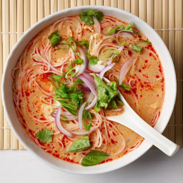 Soupe De Curry Rouge Au Poulet (Gf)