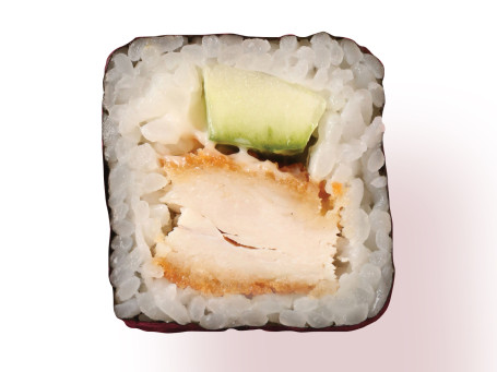 Rouleau Croquant Au Poulet Et Concombre