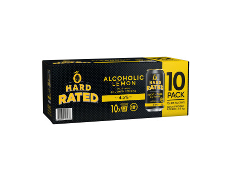 Hard Rated Canette 375Ml 10Pk X 10 Pack