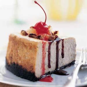 Sundae De Cheesecake Con Fresas