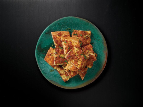 Cuadrados De Hierbas Y Ajo