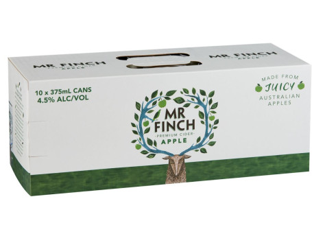 Mr Finch Sidra De Manzana Lata 375Ml X Pack 10