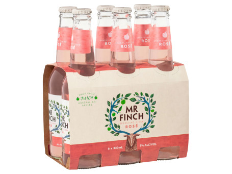 Mr Finch Cider Rose Bouteille 330Ml X Pack 6