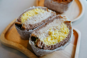 Almuerzo De Sándwich De Ensalada De Huevo