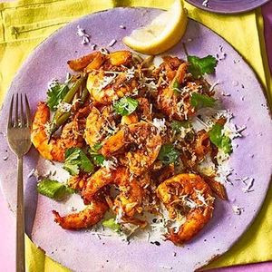 Curry De Gambas Malabar