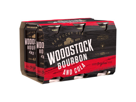 Woodstock 4,8% Bourbon Cola Canette 375Ml X Pack 6