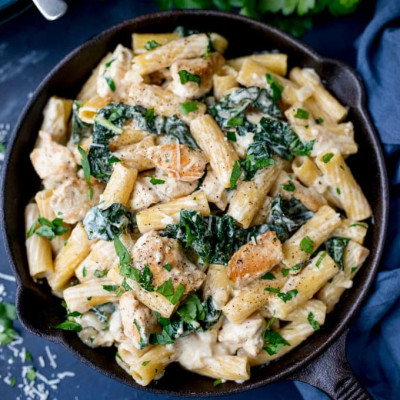 Rigatoni Alfredo