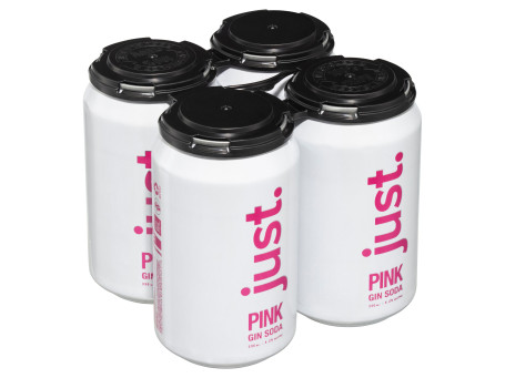 Just Pink Gin Soda 330Ml X Pack 4