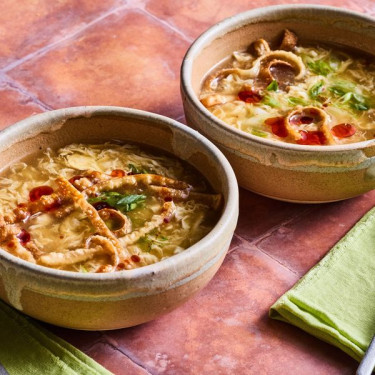 Œuf Tombé Avec Soupe Wonton