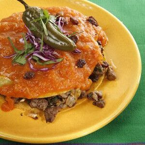 Assiette D’enchiladas Au Bœuf