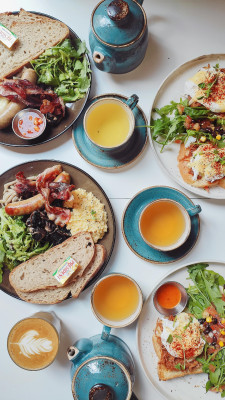 Huevo, Salchicha De Pavo Queso