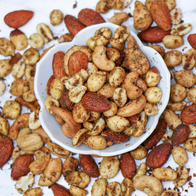 Cuadrados De Hierbas Y Ajo