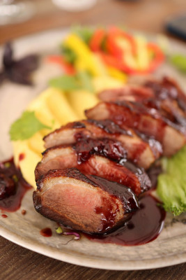 Canard Rôti Avec Riz