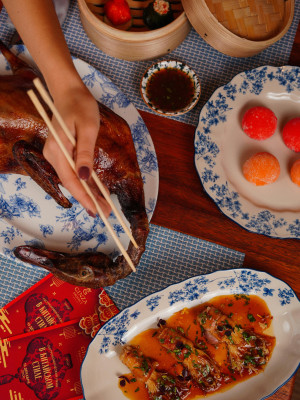 Canard Rôti Avec Riz