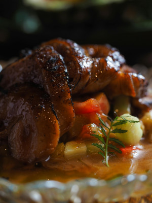 Canard Rôti Avec Riz