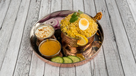 Pollo Dum Biryani De Hyderabadi