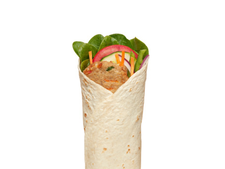 Wrap De Hamburguesa Vegetariana
