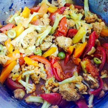 Poulet Aux Légumes Mixtes